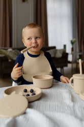 طقم سيليكون طعام للاطفال 6 قطع